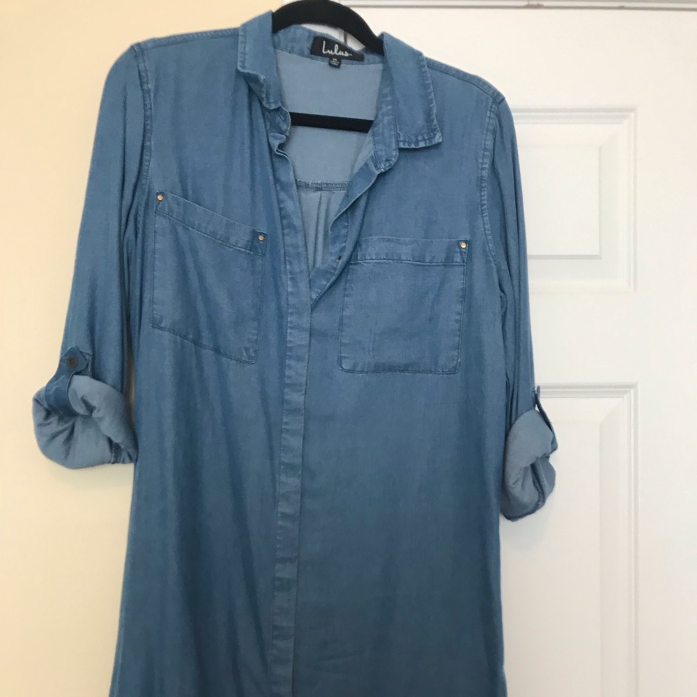 Shirt and Sweet Blue Chambray Shirt Dress